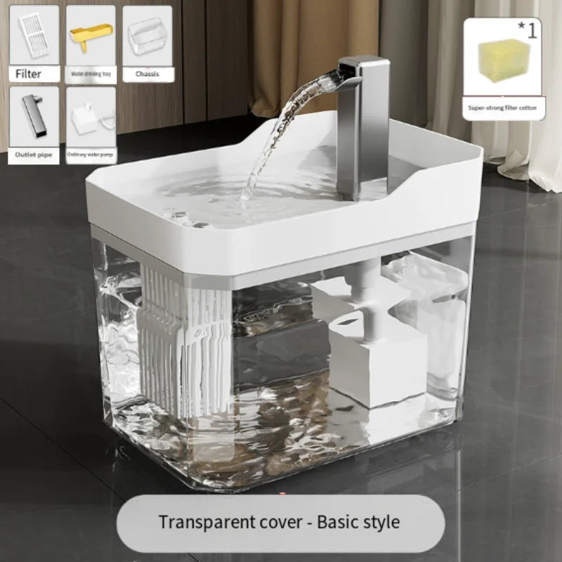 Whisper-Quiet Cat Water Fountain (1.5L)
