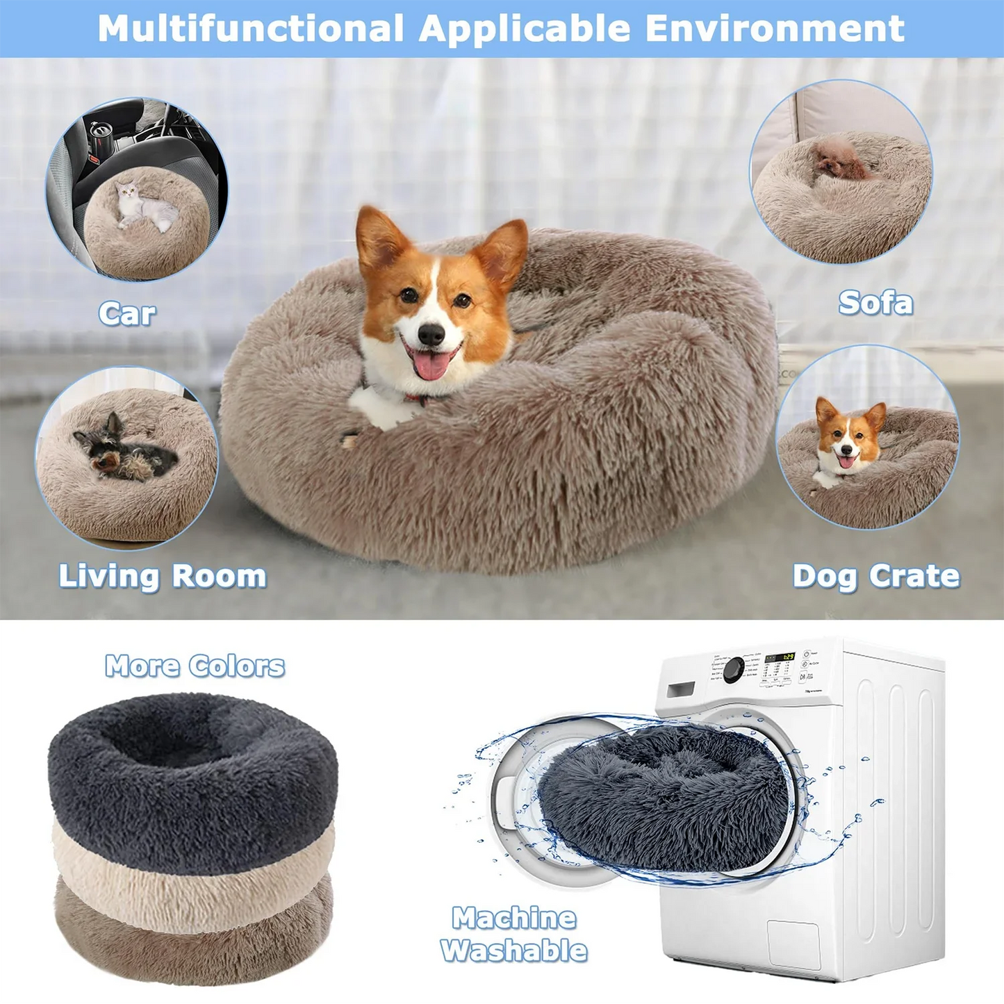 Cloud Nine Calming Donut Bed