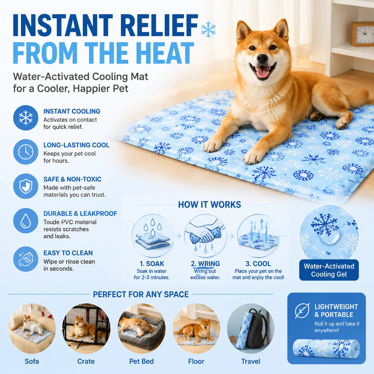 Chill-Out Pet Cooling Mat
