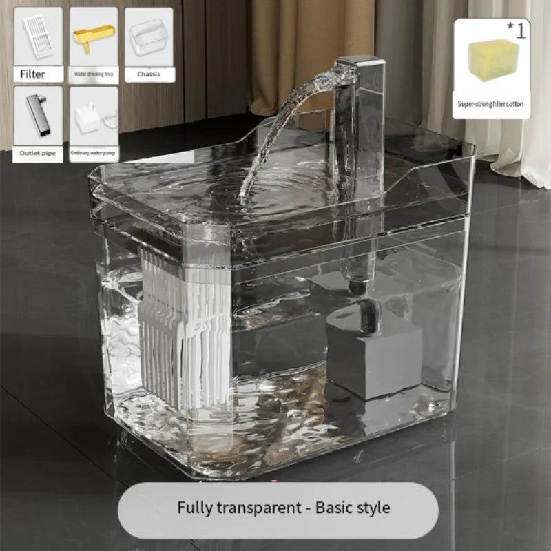 Whisper-Quiet Cat Water Fountain (1.5L)