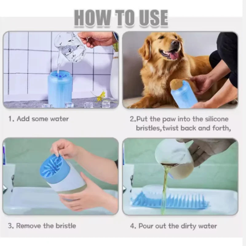 Mess-Free Paw Cleaner Cup